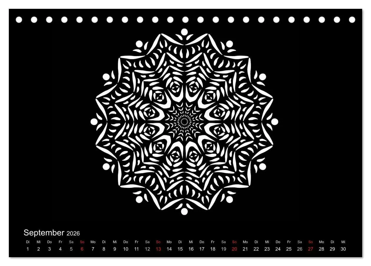 Bild: 9783457944219 | Entspannung und Ruhe durch Mandalas (Tischkalender 2026 DIN A5...