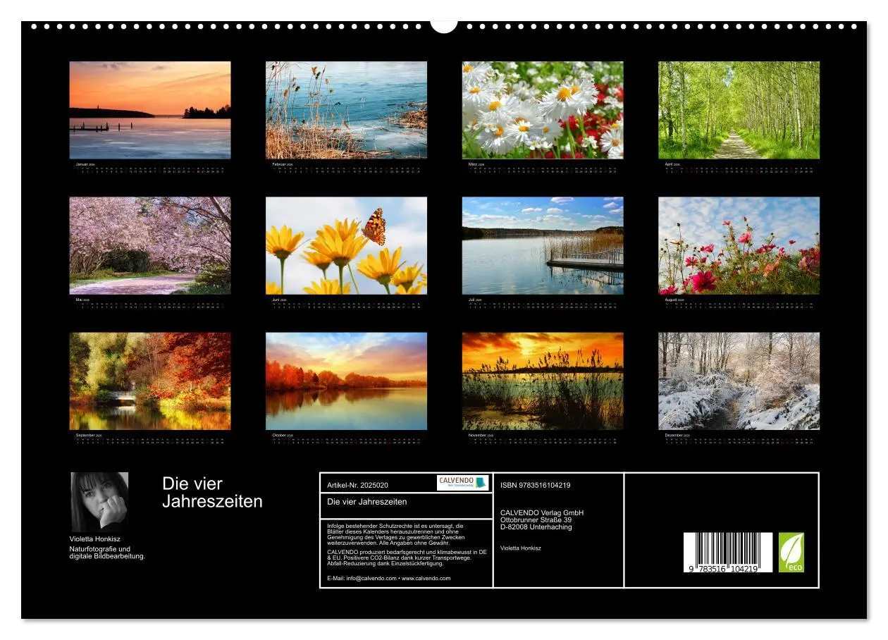 Bild: 9783516104219 | Die vier Jahreszeiten (hochwertiger Premium Wandkalender 2026 DIN...