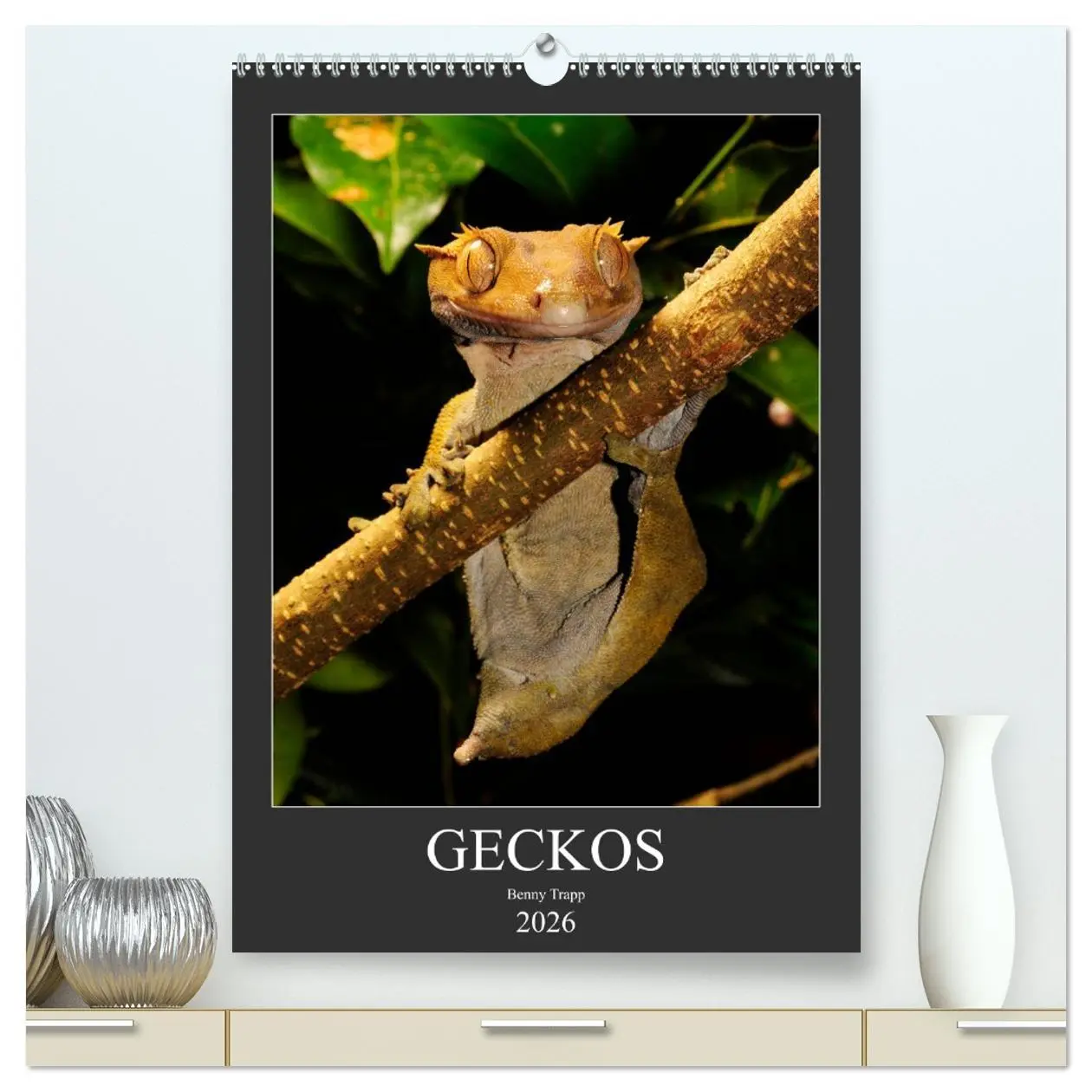 Cover: 9783516414219 | GECKOS (hochwertiger Premium Wandkalender 2026 DIN A2 hoch),...
