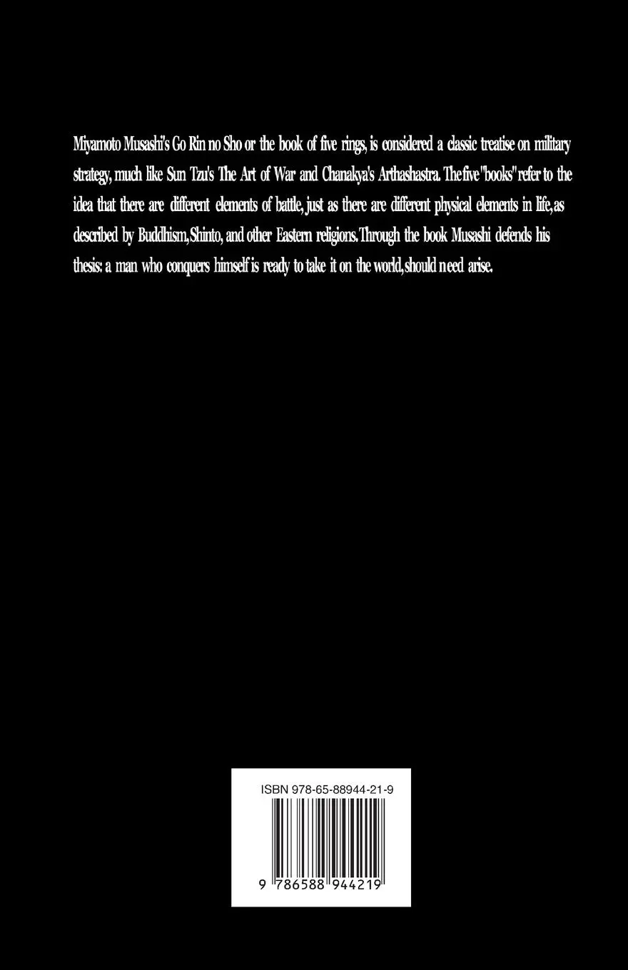 Rückseite: 9786588944219 | The Book of Five Ring | Musashi Miyamoto | Taschenbuch | Englisch