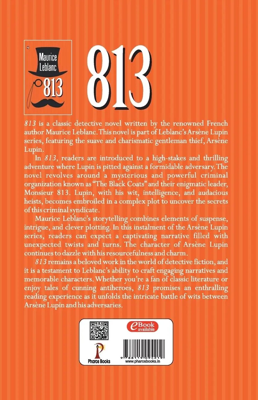 Rückseite: 9788119094219 | 813 | Maurice Leblanc | Taschenbuch | Englisch | 2024