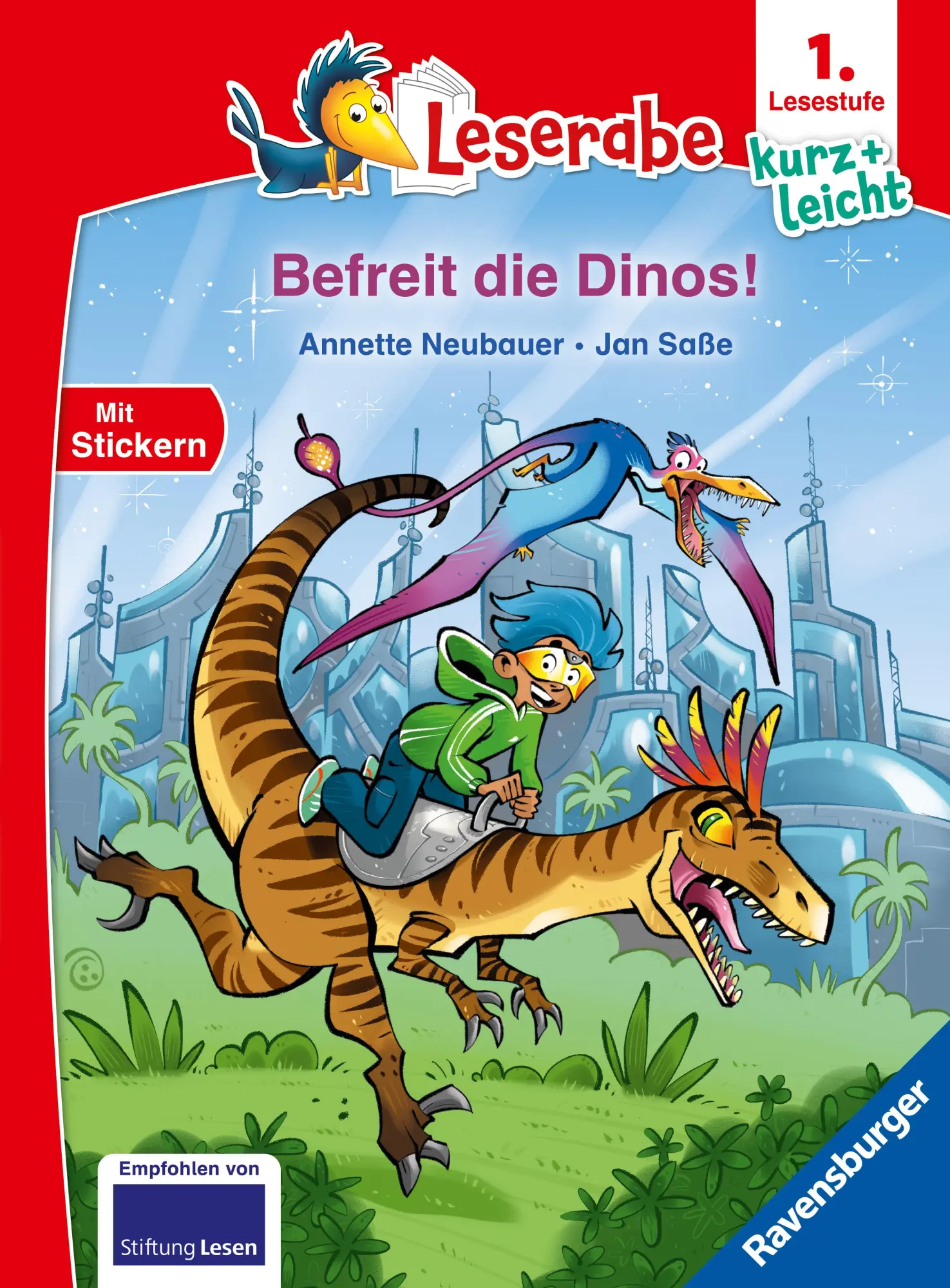 Cover: 9783473464319 | Leserabe 1. Lesestufe Kurz und leicht - Befreit die Dinos! | Neubauer