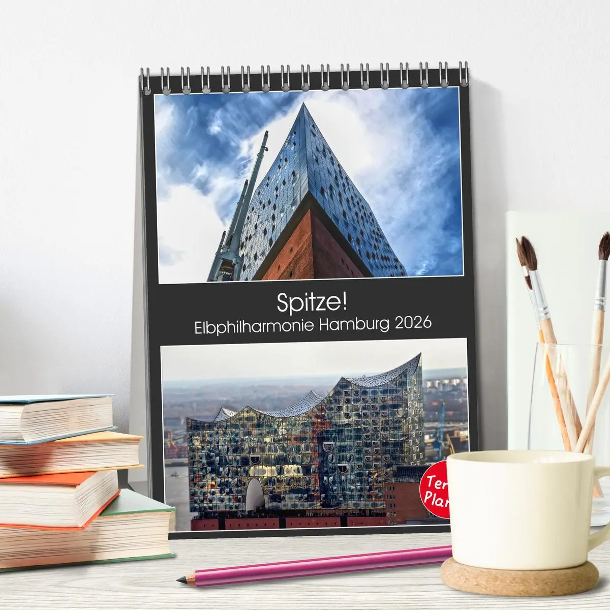 Bild: 9783516404319 | Spitze! Elbphilharmonie Hamburg 2026 (Tischkalender 2026 DIN A5...