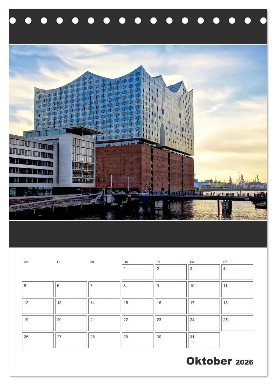 Bild: 9783516404319 | Spitze! Elbphilharmonie Hamburg 2026 (Tischkalender 2026 DIN A5...