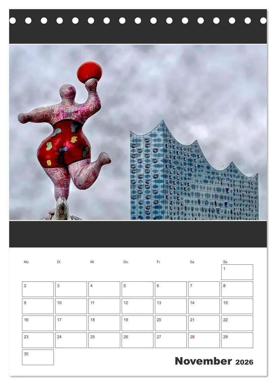 Bild: 9783516404319 | Spitze! Elbphilharmonie Hamburg 2026 (Tischkalender 2026 DIN A5...