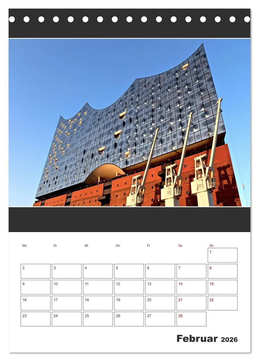 Bild: 9783516404319 | Spitze! Elbphilharmonie Hamburg 2026 (Tischkalender 2026 DIN A5...