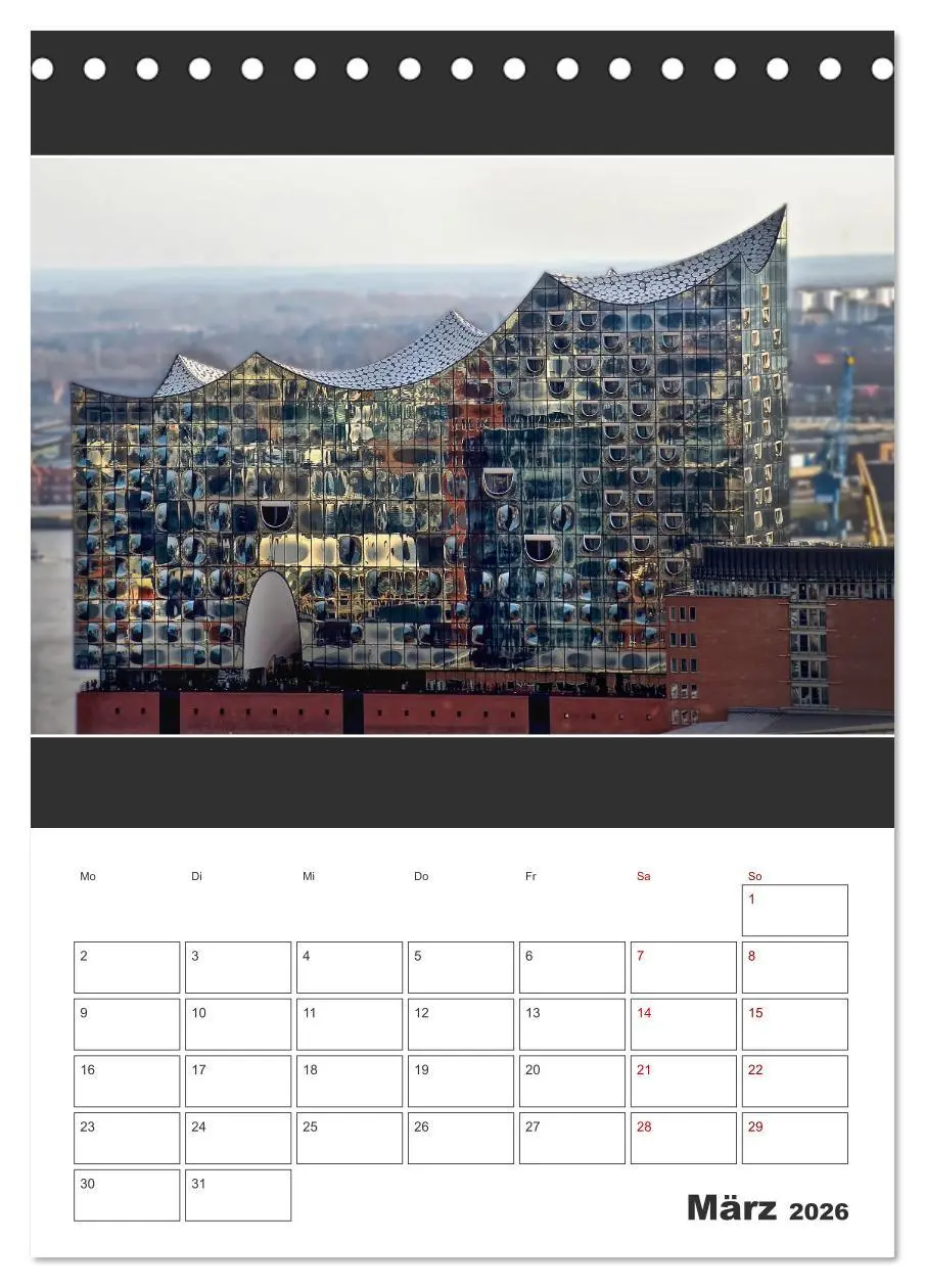 Bild: 9783516404319 | Spitze! Elbphilharmonie Hamburg 2026 (Tischkalender 2026 DIN A5...