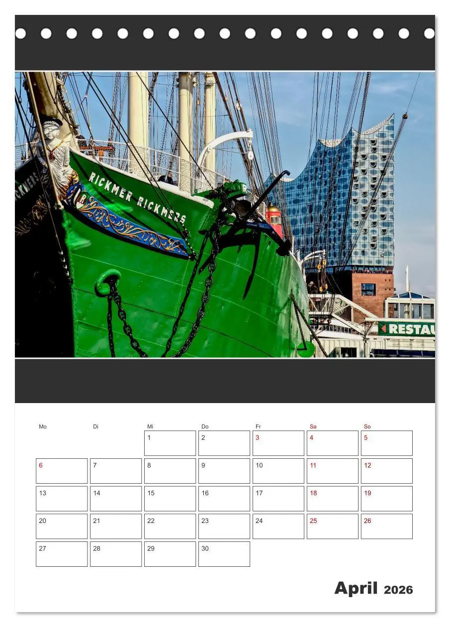 Bild: 9783516404319 | Spitze! Elbphilharmonie Hamburg 2026 (Tischkalender 2026 DIN A5...