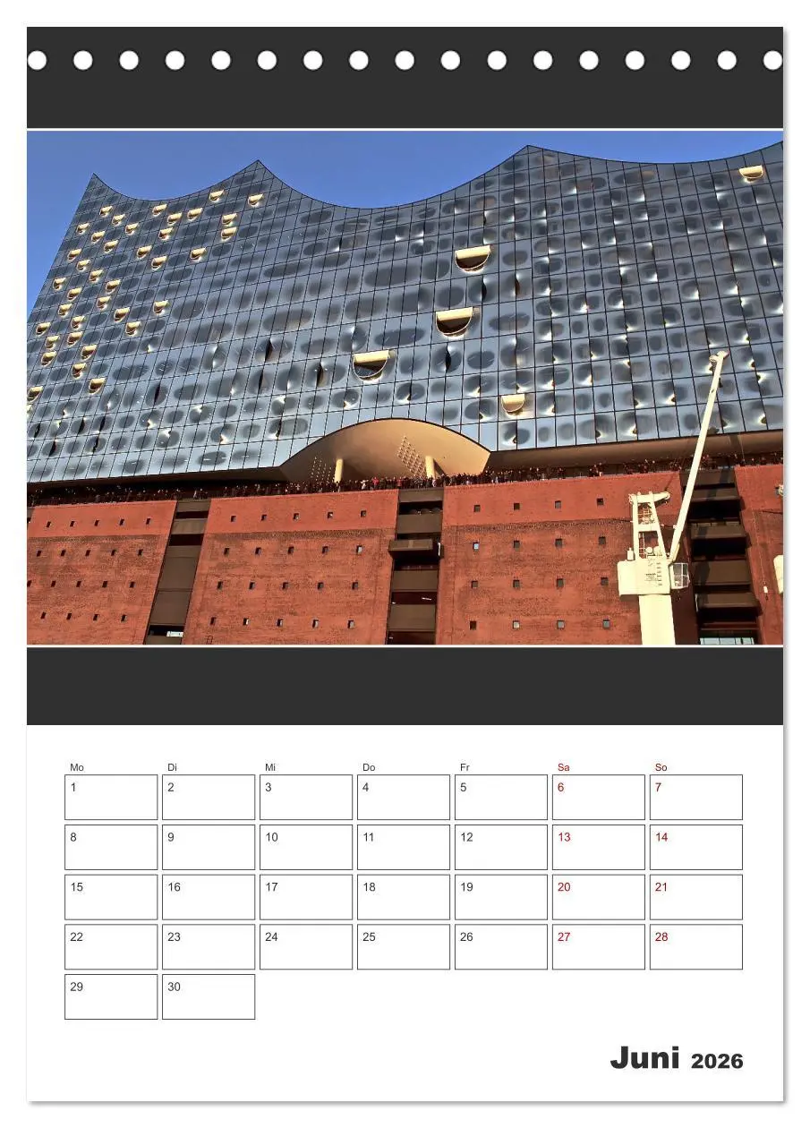 Bild: 9783516404319 | Spitze! Elbphilharmonie Hamburg 2026 (Tischkalender 2026 DIN A5...