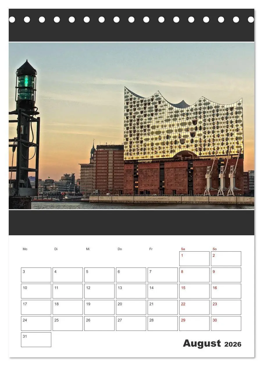 Bild: 9783516404319 | Spitze! Elbphilharmonie Hamburg 2026 (Tischkalender 2026 DIN A5...
