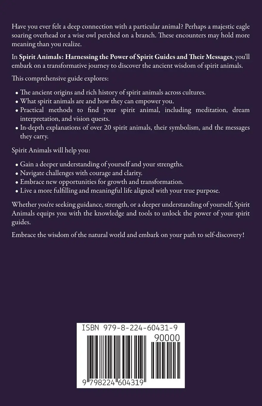 Rückseite: 9798224604319 | Spirit Animals | Sarah Ripley | Taschenbuch | Englisch | 2024