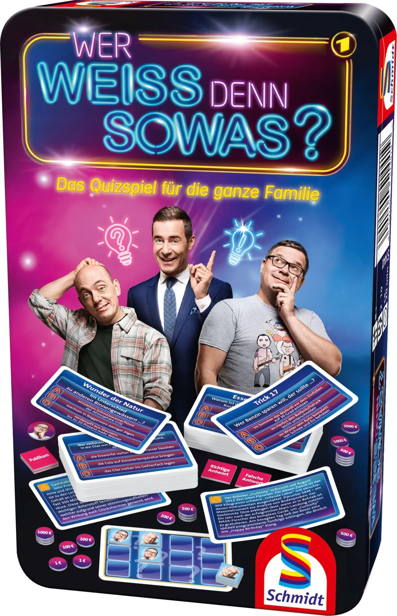 Cover: 4001504514419 | Wer weiss denn sowas? | Bring-Mich-Mit-Spiel in Metalldose | Spiel