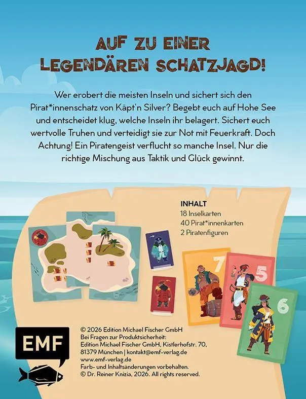 Rückseite: 4260478344419 | Kartenspiel: Entern &amp; Kentern - Das bombastische Piratenspiel für...
