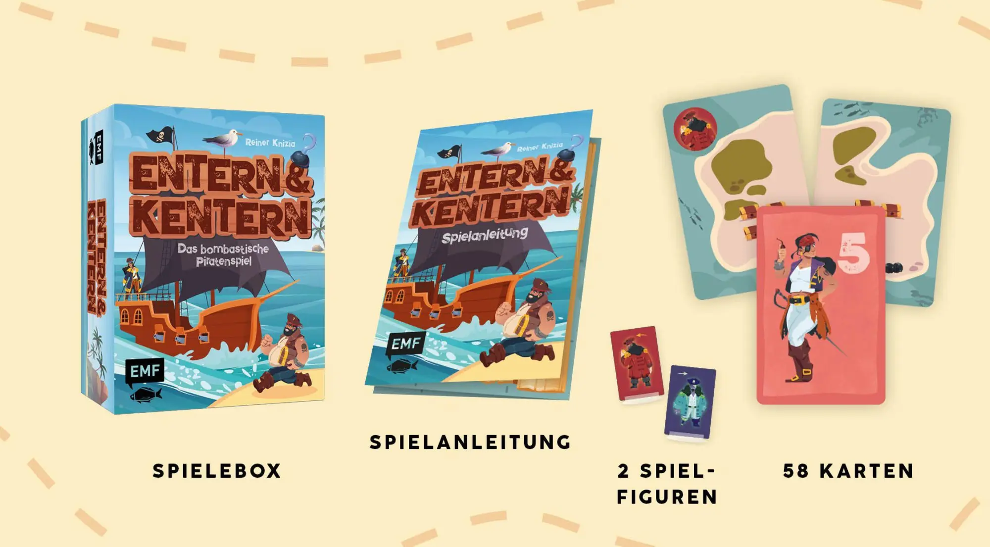 Bild: 4260478344419 | Kartenspiel: Entern &amp; Kentern - Das bombastische Piratenspiel für...