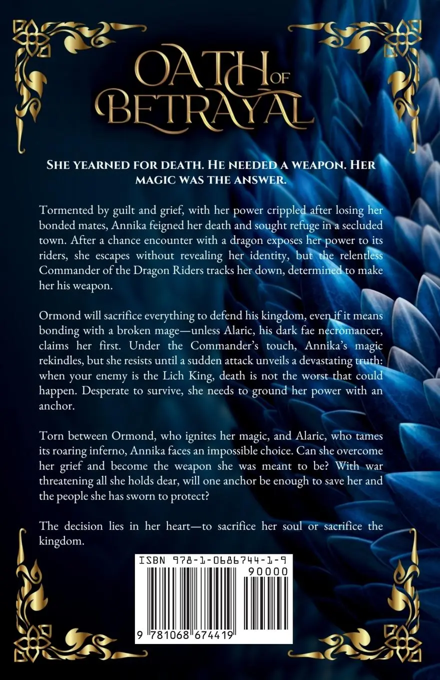 Rückseite: 9781068674419 | Oath of Betrayal | Olena Nikitin | Taschenbuch | The Cursed Bonds