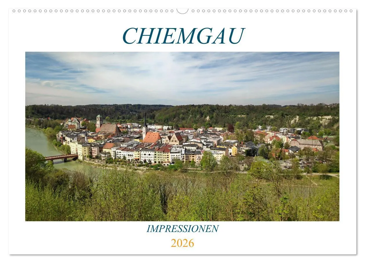 Cover: 9783457614419 | Chiemgau - Impressionen (Wandkalender 2026 DIN A2 quer), CALVENDO...