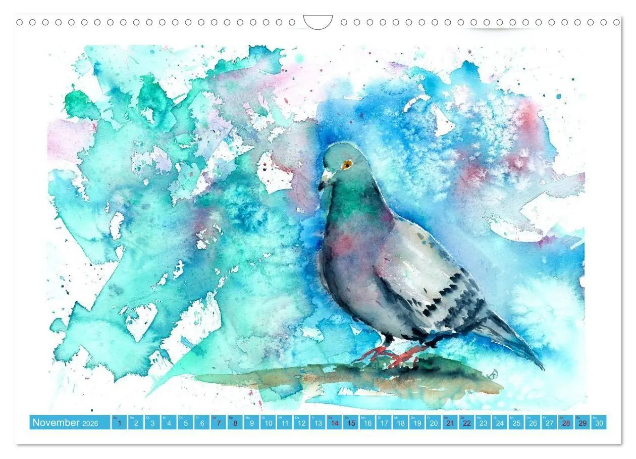Bild: 9783516704419 | Faszination Vögel im Aquarell - Expressionistische Kunst von Doris...