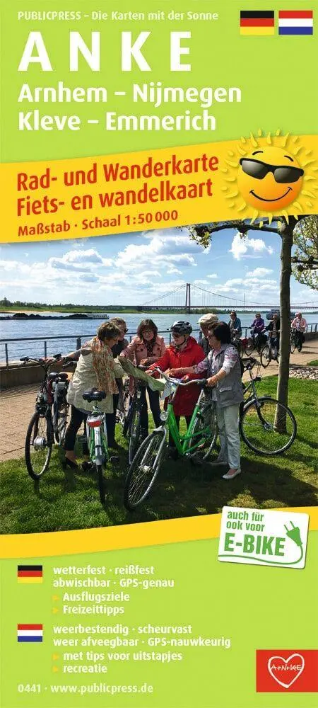 Cover: 9783747304419 | A N K E, Arnhem - Nijmegen - Kleve - Emmerich 1:50 000 | (Land-)Karte