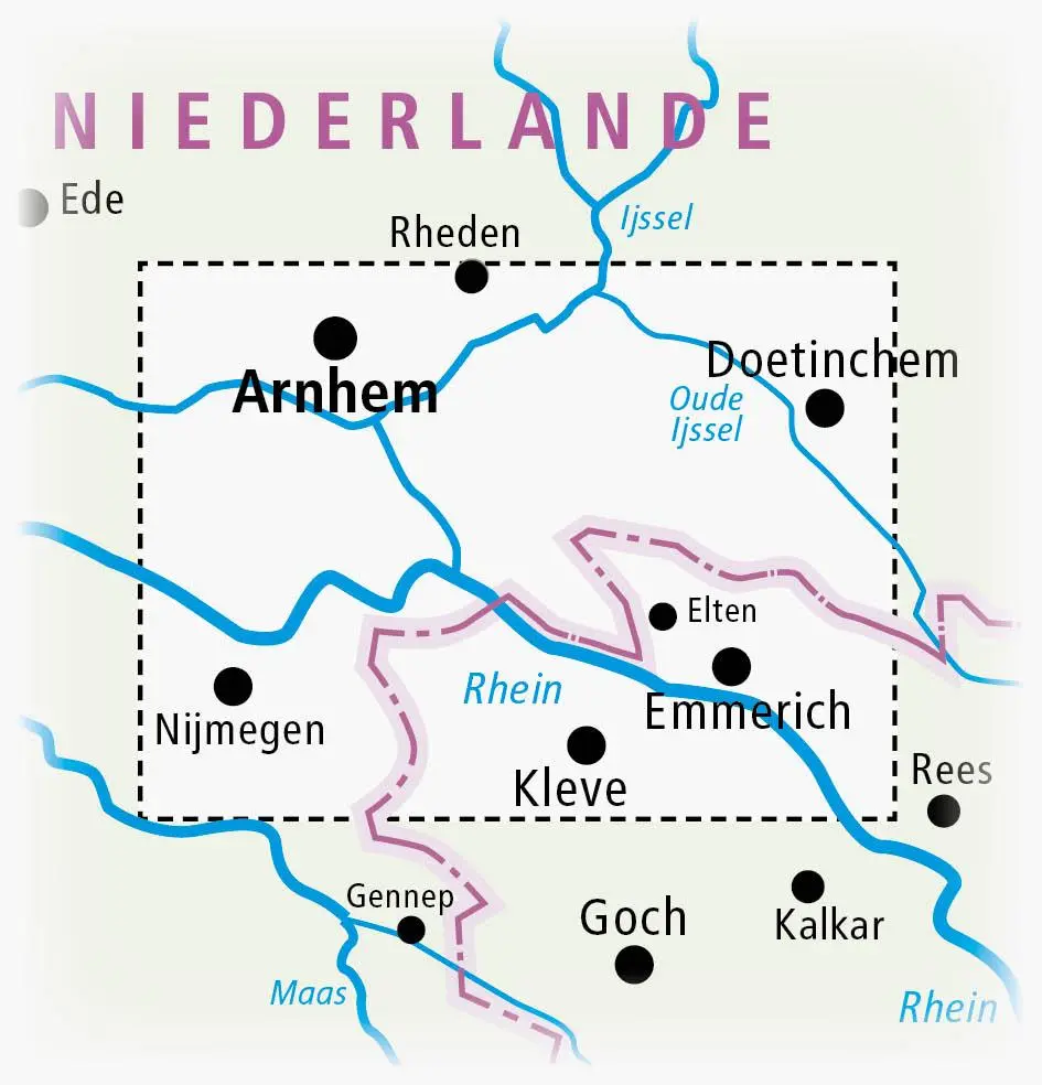 Bild: 9783747304419 | A N K E, Arnhem - Nijmegen - Kleve - Emmerich 1:50 000 | (Land-)Karte