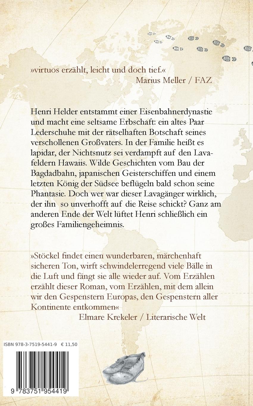 Rückseite: 9783751954419 | Der Lavagänger | Roman | Reinhard Stöckel | Taschenbuch | Paperback