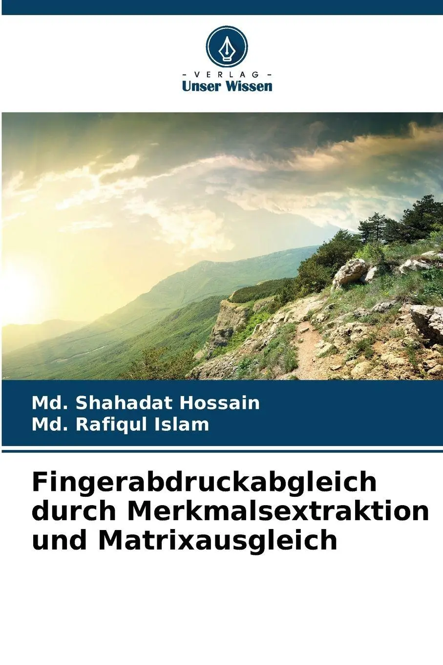 Cover: 9786209054419 | Fingerabdruckabgleich durch Merkmalsextraktion und Matrixausgleich