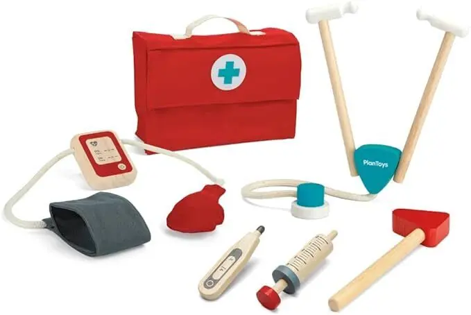 Cover: 8854740034519 | Holz-Spielzeug DOKTOR-SET 6-teilig | Deutsch | Plan Toys