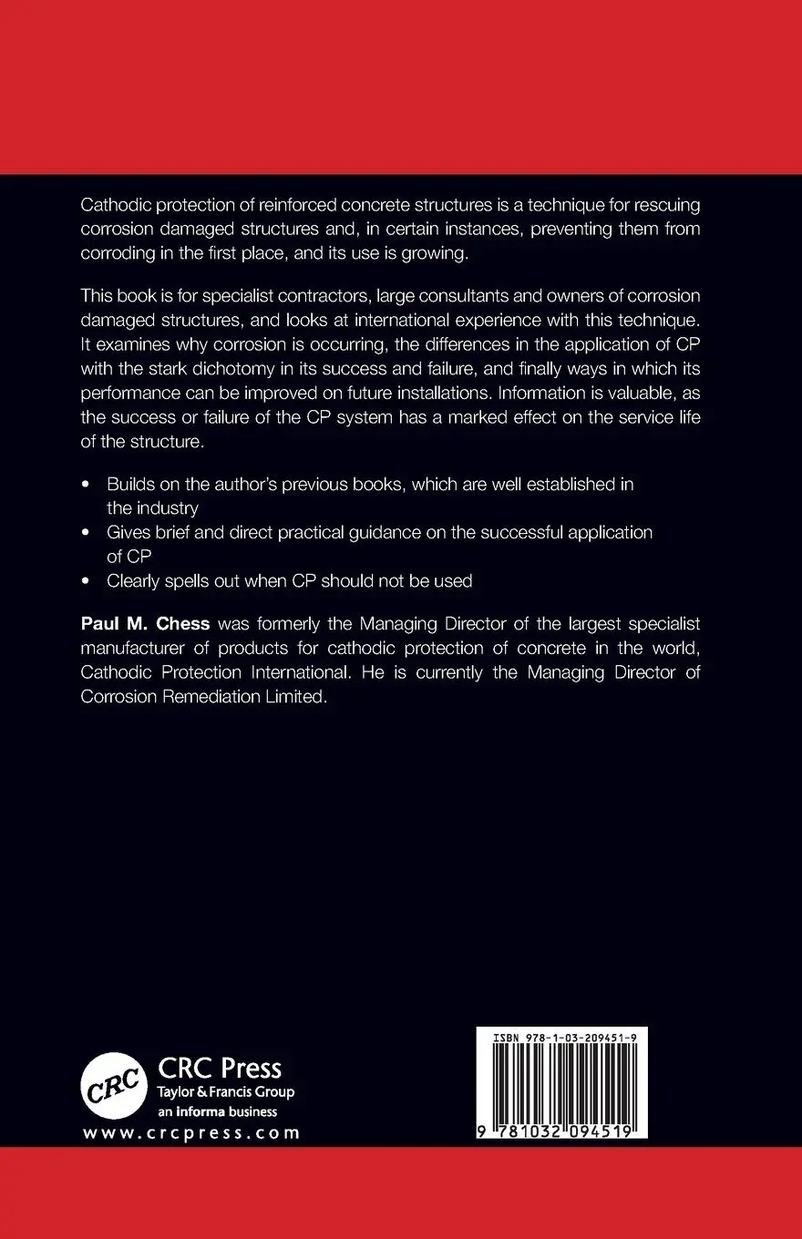 Rückseite: 9781032094519 | Cathodic Protection for Reinforced Concrete Structures | Paul M. Chess