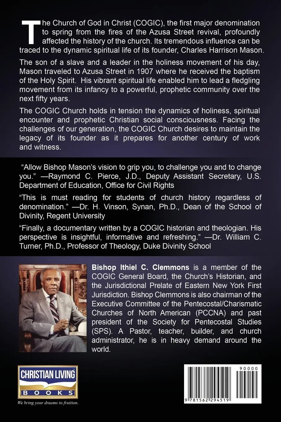 Rückseite: 9781562294519 | Bishop C. H. Mason and the Roots of the Church of God in Christ | Buch