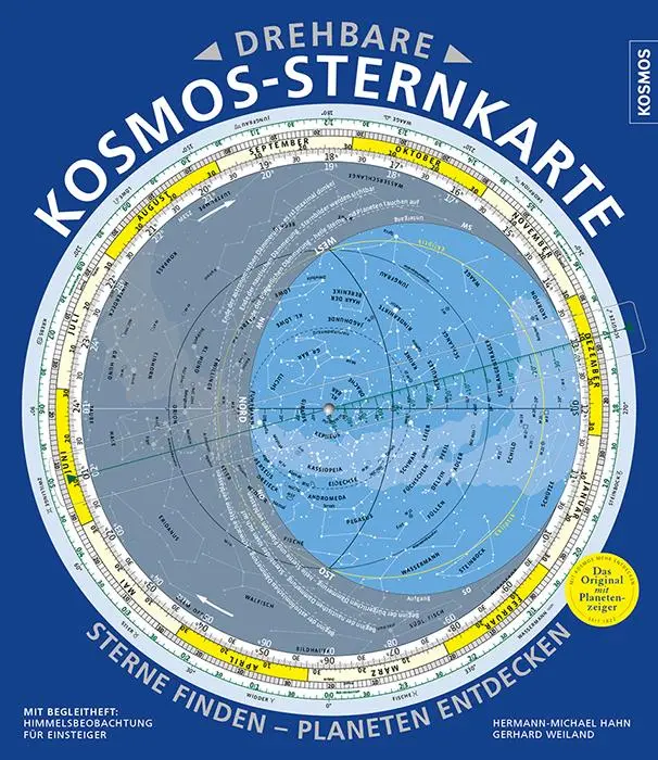 Cover: 9783440154519 | Drehbare Kosmos-Sternkarte | Sterne finden - Planeten entdecken | 2 S.