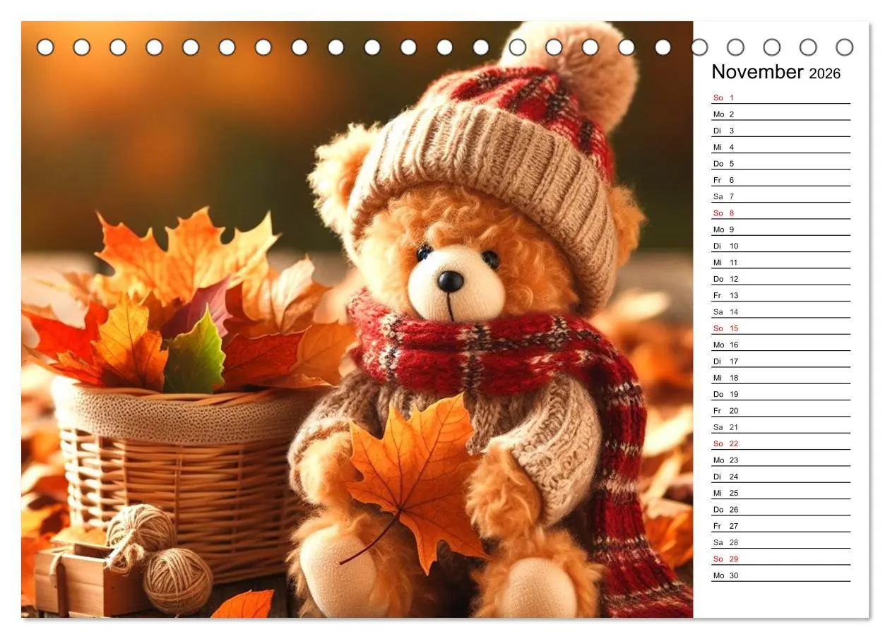 Bild: 9783457464519 | Teddys - Die Jahresreise der KI-Teddybären (Tischkalender 2026 DIN...
