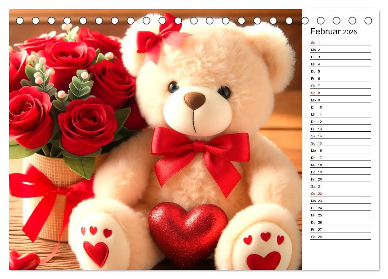 Bild: 9783457464519 | Teddys - Die Jahresreise der KI-Teddybären (Tischkalender 2026 DIN...