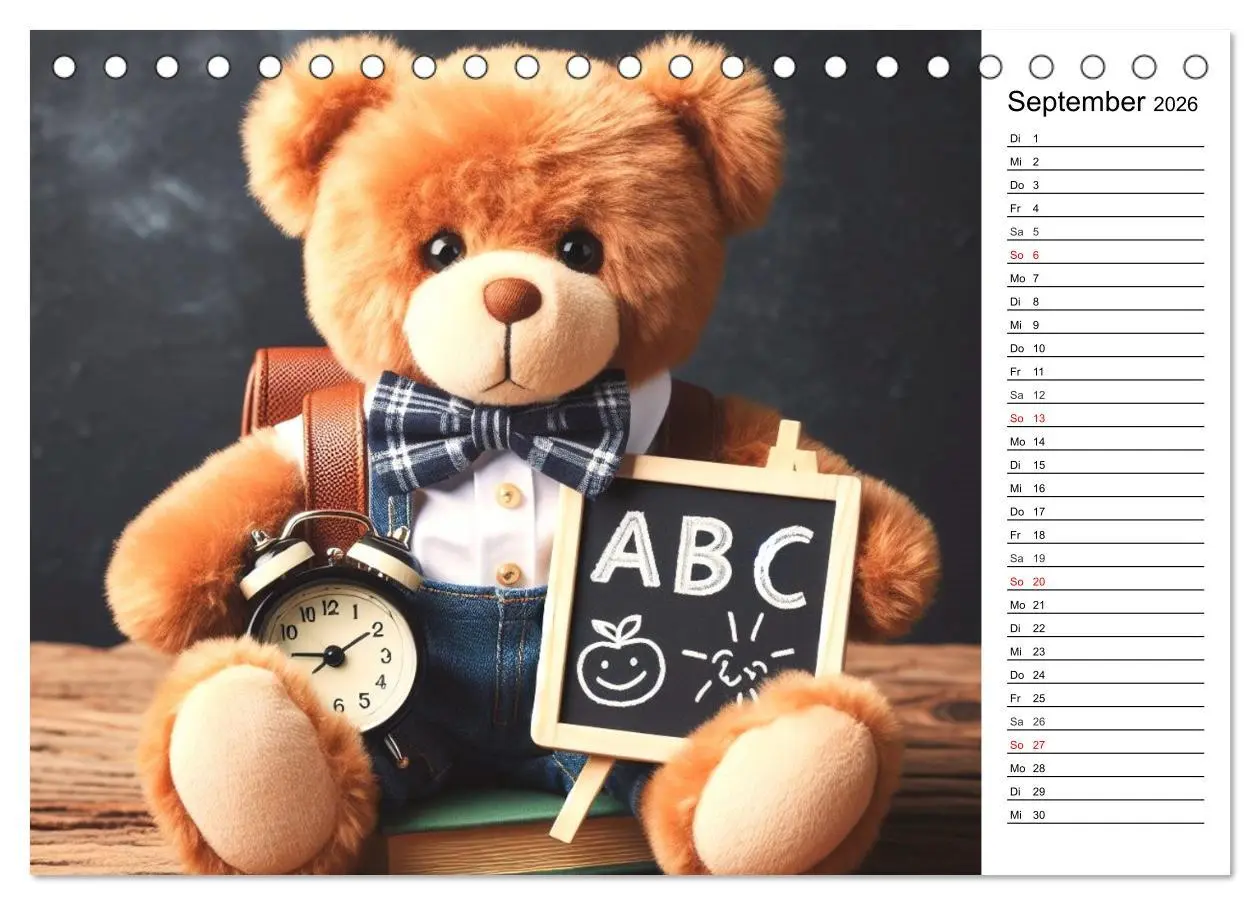 Bild: 9783457464519 | Teddys - Die Jahresreise der KI-Teddybären (Tischkalender 2026 DIN...