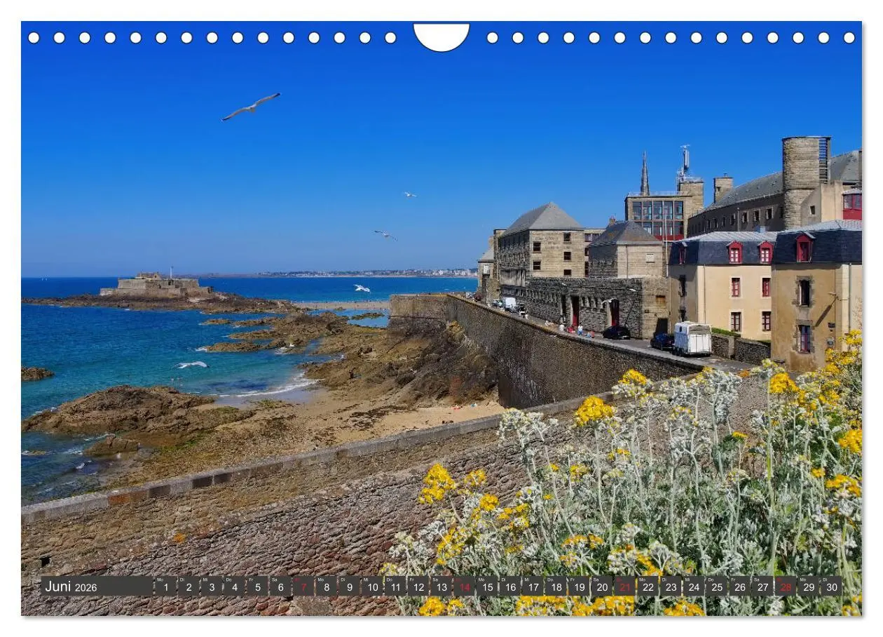 Bild: 9783457844519 | Saint Malo - Stadt der Korsaren (Wandkalender 2026 DIN A4 quer),...