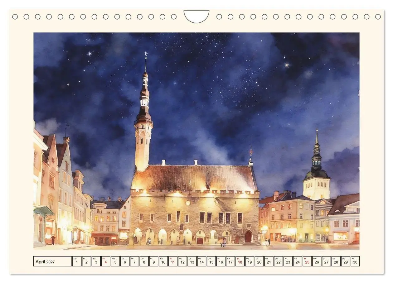 Bild: 9783516794519 | Reise nach Estland (Wandkalender 2027 DIN A4 quer), CALVENDO...