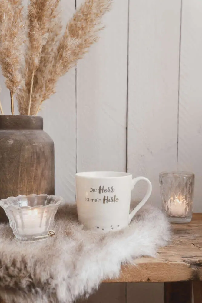 Bild: 4029856844619 | Der Herr ist mein Hirte - Tasse | Tasse mit Gold | Sonstiges | Deutsch