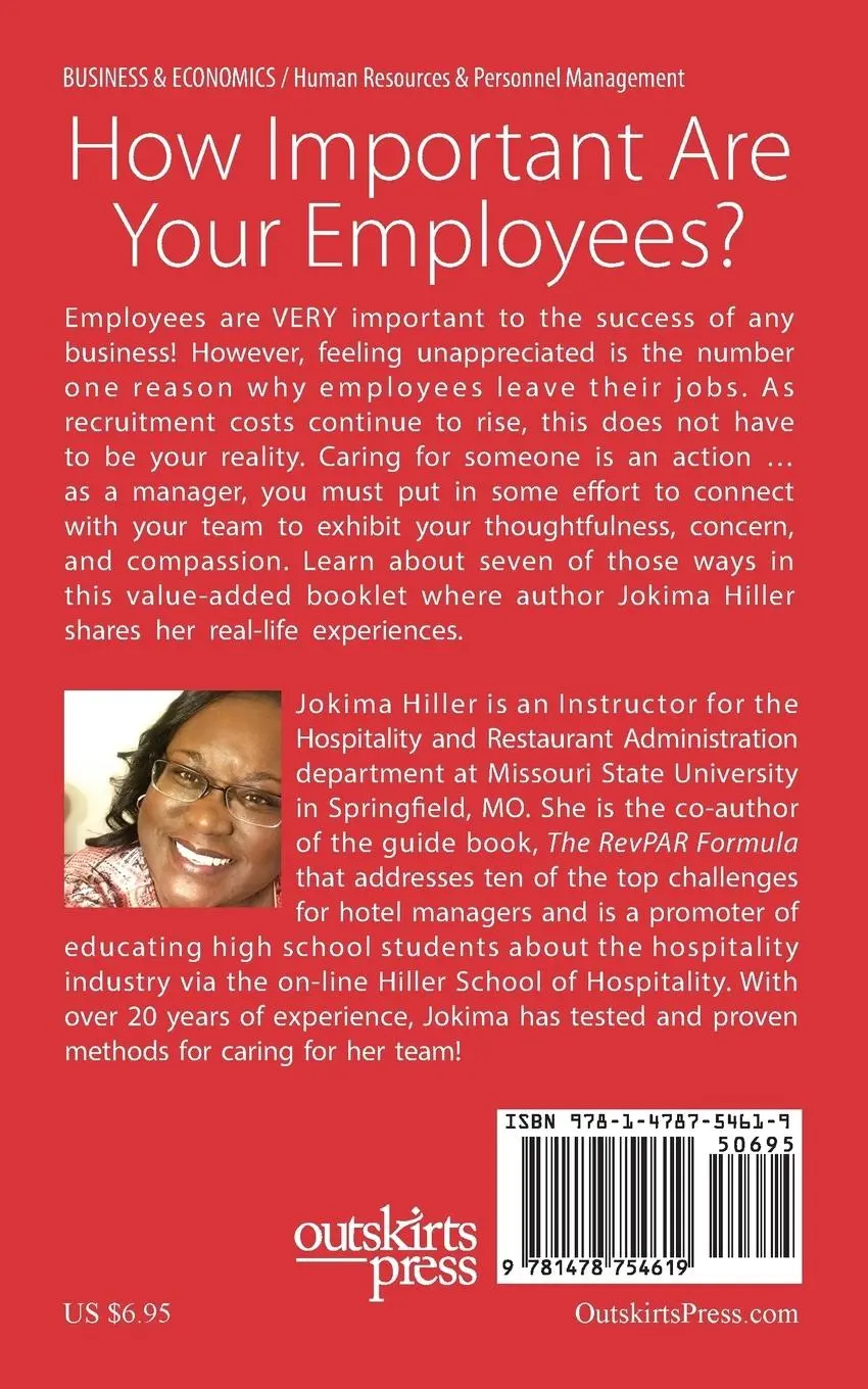 Rückseite: 9781478754619 | 7 EASY Ways to Show Your Employees YOU Care! A Booklet for Hotel...