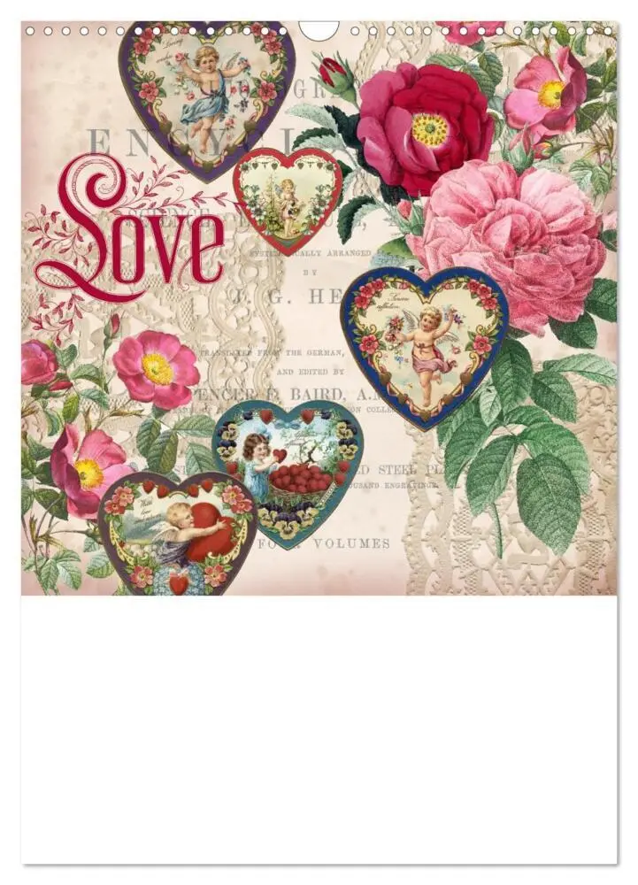 Bild: 9783435744619 | Rosencollagen mit Rosen von Pierre-Joseph Redouté (Wandkalender...