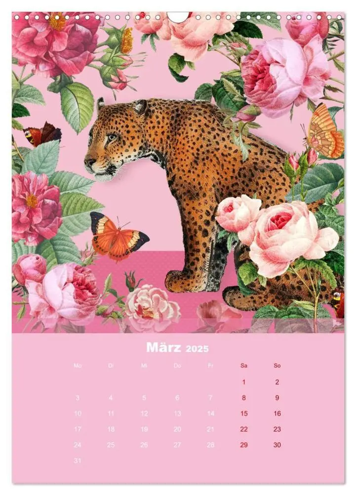Bild: 9783435744619 | Rosencollagen mit Rosen von Pierre-Joseph Redouté (Wandkalender...