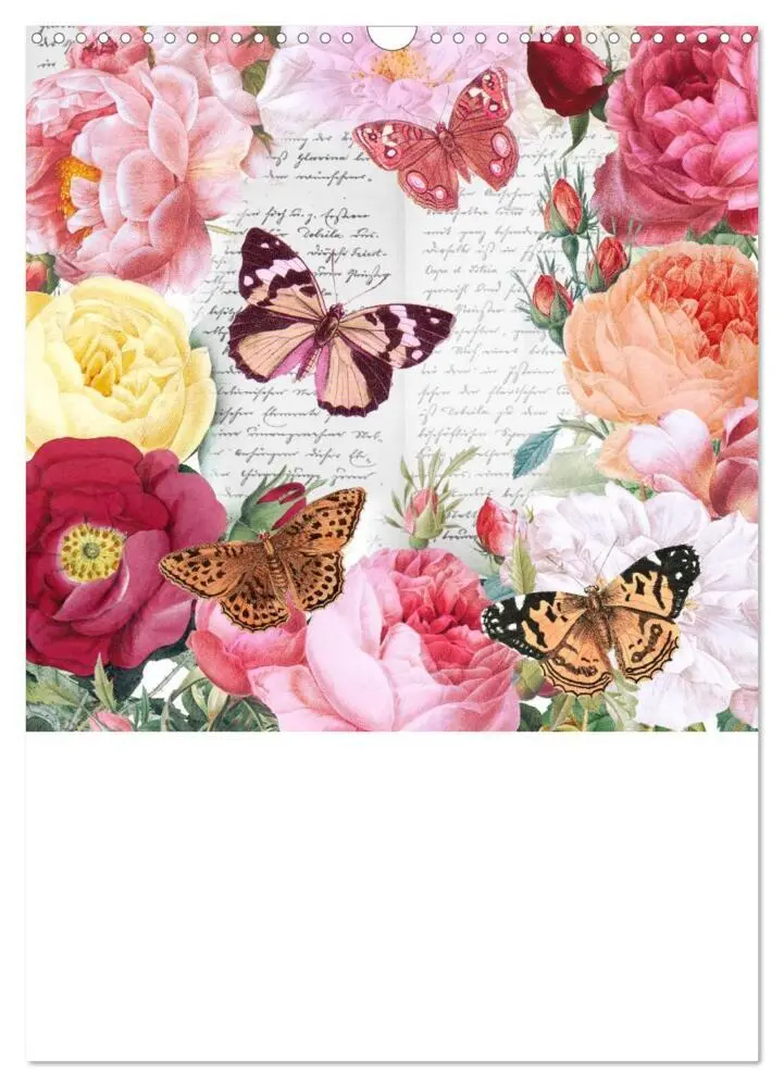 Bild: 9783435744619 | Rosencollagen mit Rosen von Pierre-Joseph Redouté (Wandkalender...