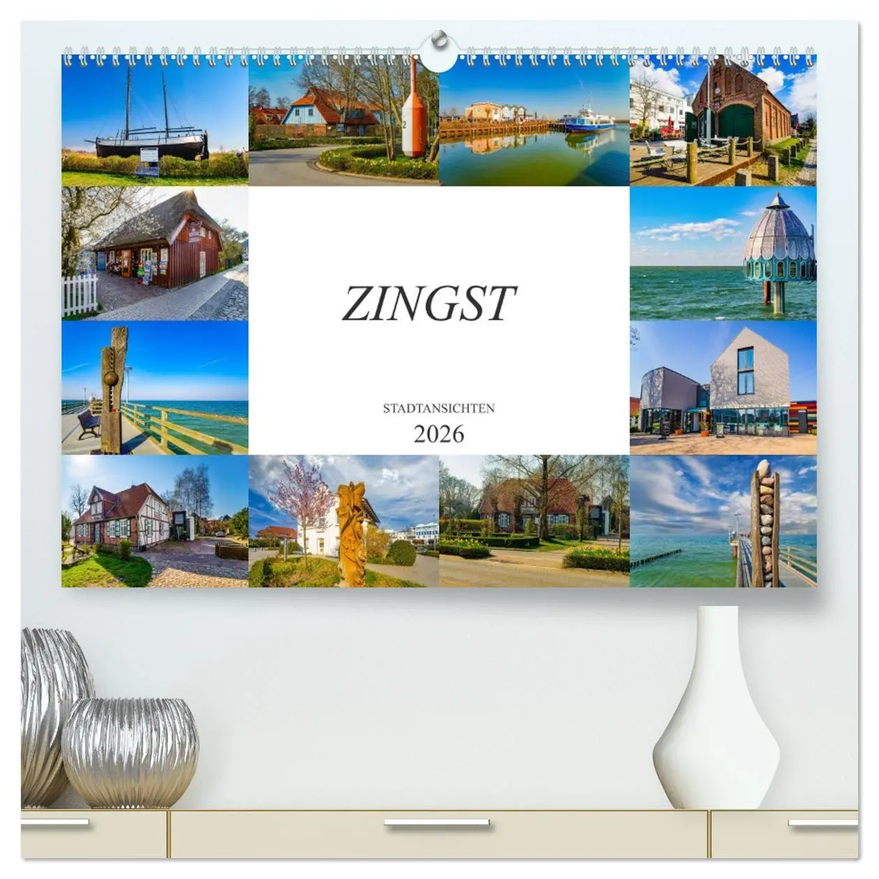 Cover: 9783457694619 | Zingst Stadtansichten (hochwertiger Premium Wandkalender 2026 DIN...