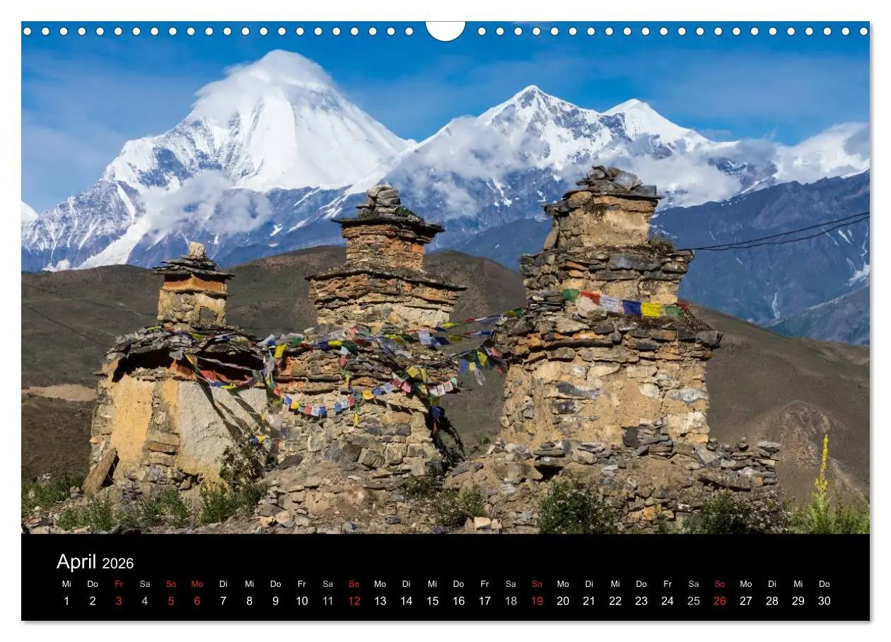 Bild: 9783516094619 | Faszination Nepal (Wandkalender 2026 DIN A3 quer), CALVENDO...