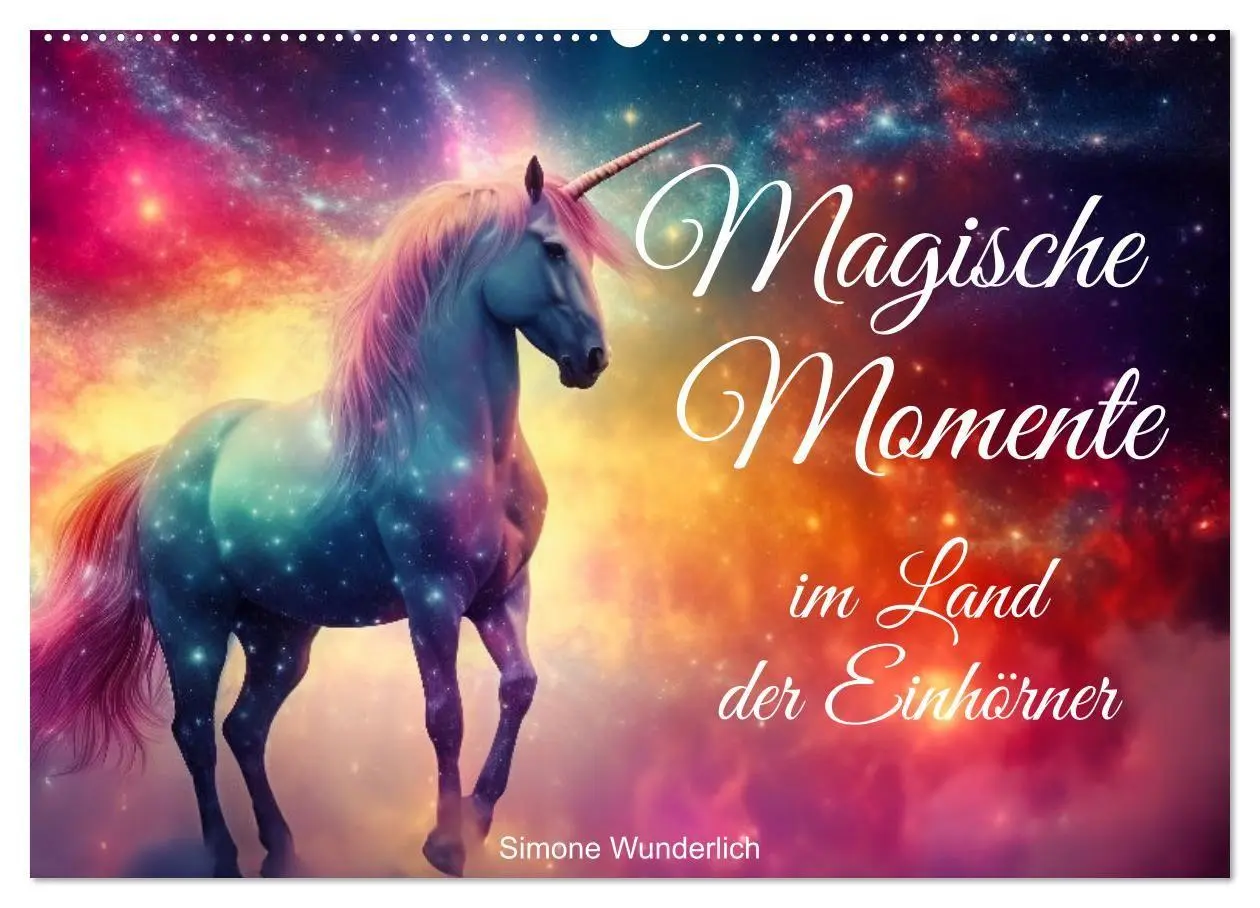 Cover: 9783569184619 | Magische Momente im Land der Einhörner (Wandkalender 2027 DIN A2...