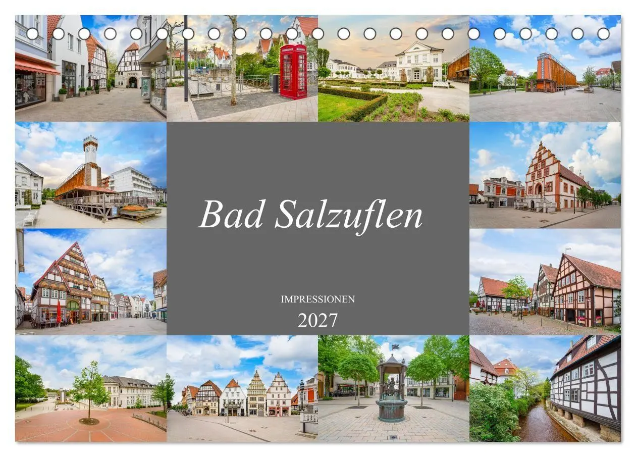 Cover: 9783569494619 | Bad Salzuflen Impressionen (Tischkalender 2027 DIN A5 quer),...