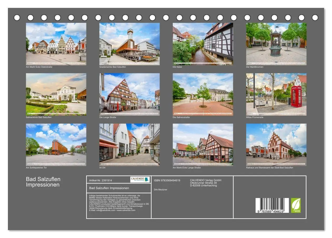 Bild: 9783569494619 | Bad Salzuflen Impressionen (Tischkalender 2027 DIN A5 quer),...