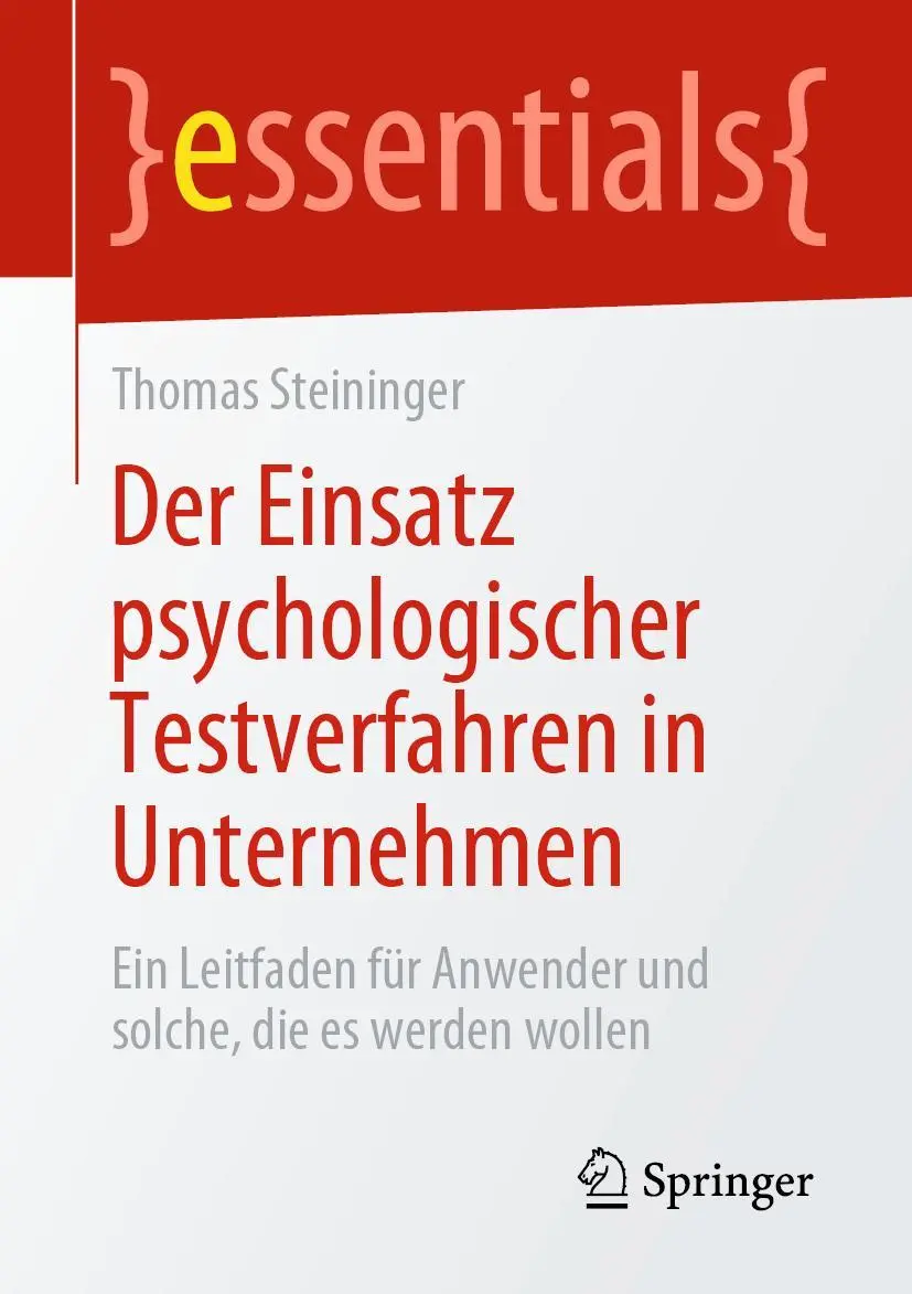 Cover: 9783658284619 | Der Einsatz psychologischer Testverfahren in Unternehmen | Steininger