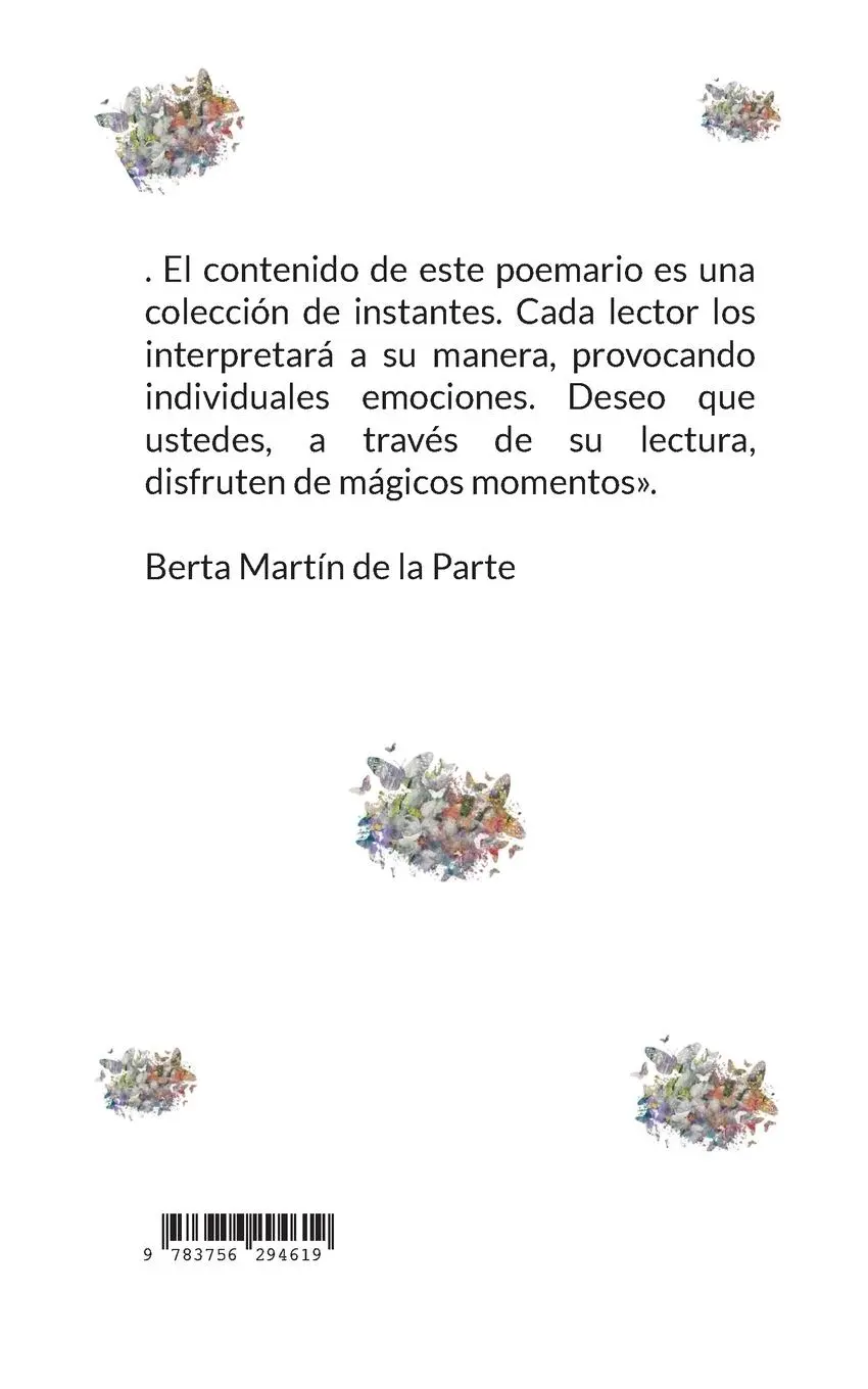 Rückseite: 9783756294619 | La emoción del instante | Berta Martín de la Parte | Taschenbuch