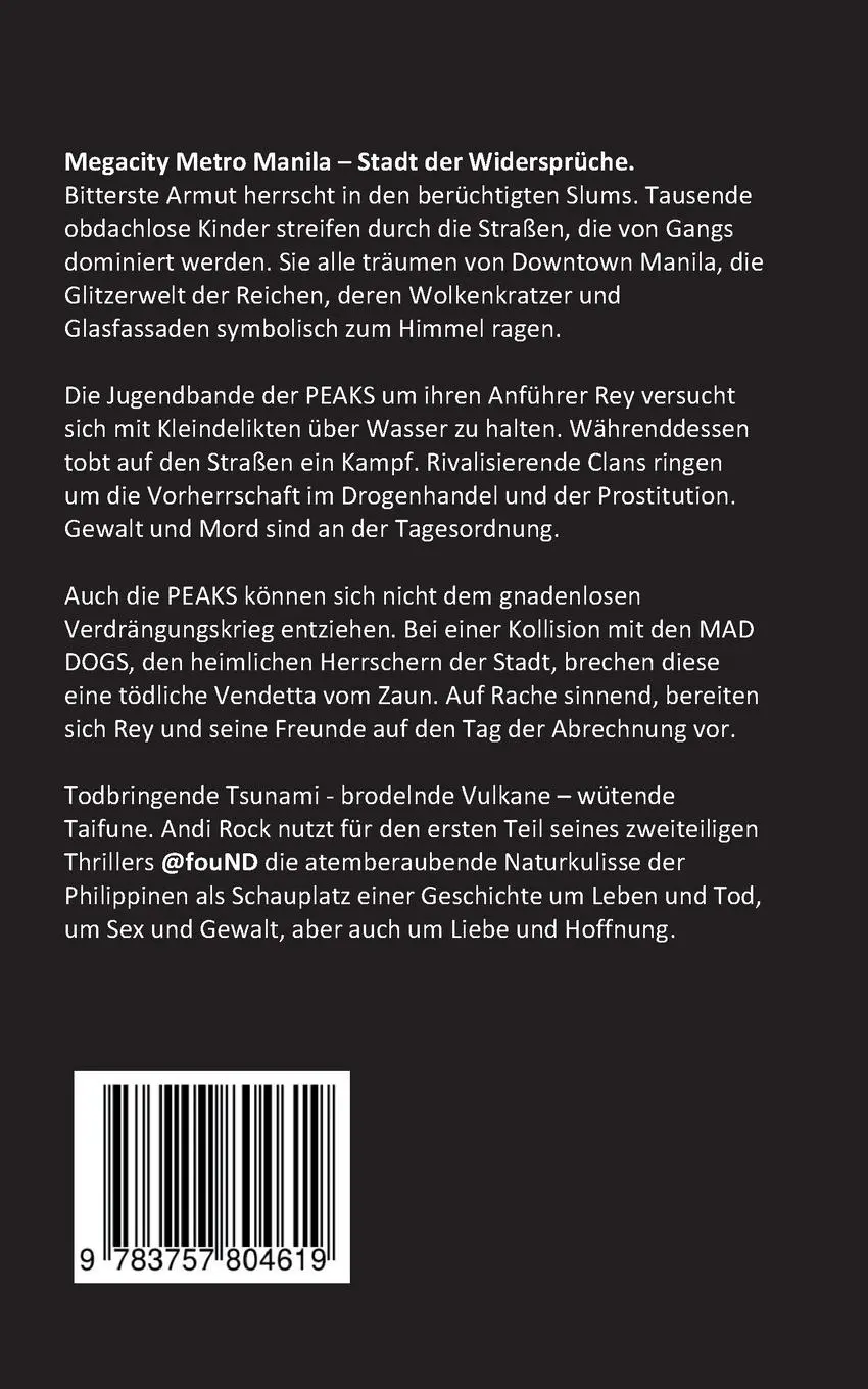 Rückseite: 9783757804619 | fouND | 1survive | Andi Rock | Taschenbuch | 662 S. | Deutsch | 2023