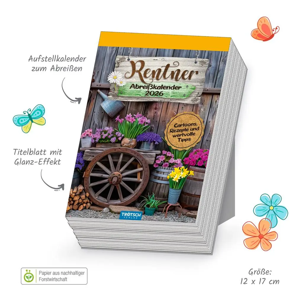 Bild: 9783988024619 | Trötsch Abreißkalender Rentner 2026 | Trötsch Verlag GmbH &amp; Co. KG