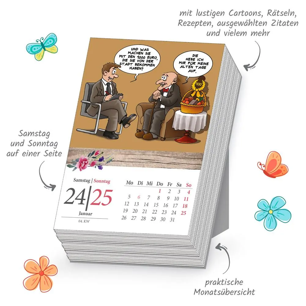 Bild: 9783988024619 | Trötsch Abreißkalender Rentner 2026 | Trötsch Verlag GmbH &amp; Co. KG