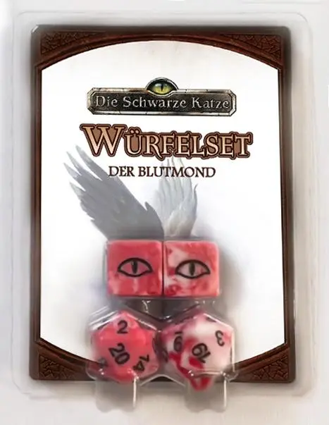 Cover: 4260630774719 | Die Schwarze Katze - Würfelset - Der Blutmond | Niemand | 4 S. | 2024